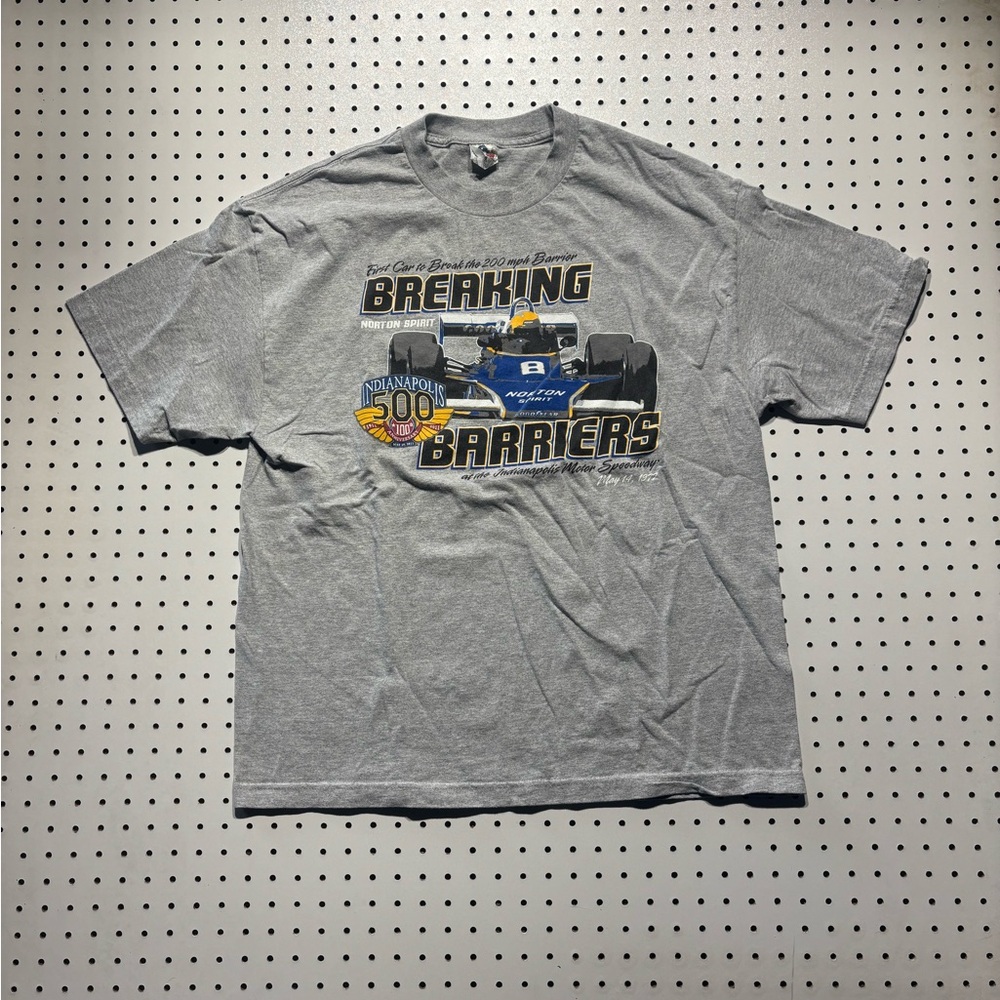 Alstyle Gray Graphic T-Shirt